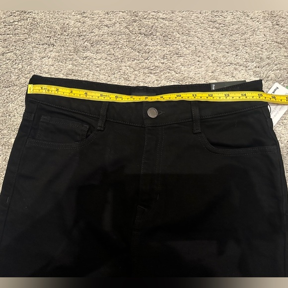 NWT Frank And Oak - Black Kim Slim High Waisted Jeans Size 30 - Picture 8 of 11